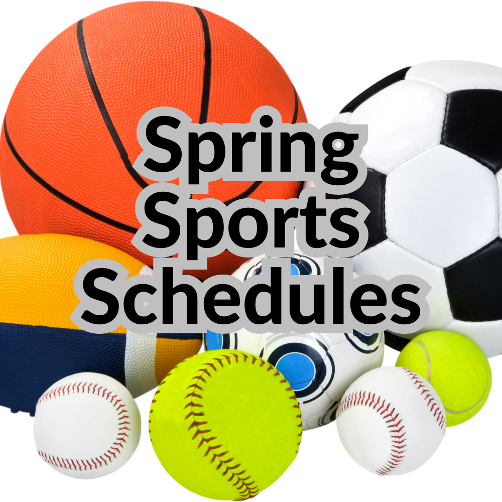 spring sports schedules