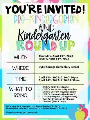 Pre K & Kindergarten Registration 