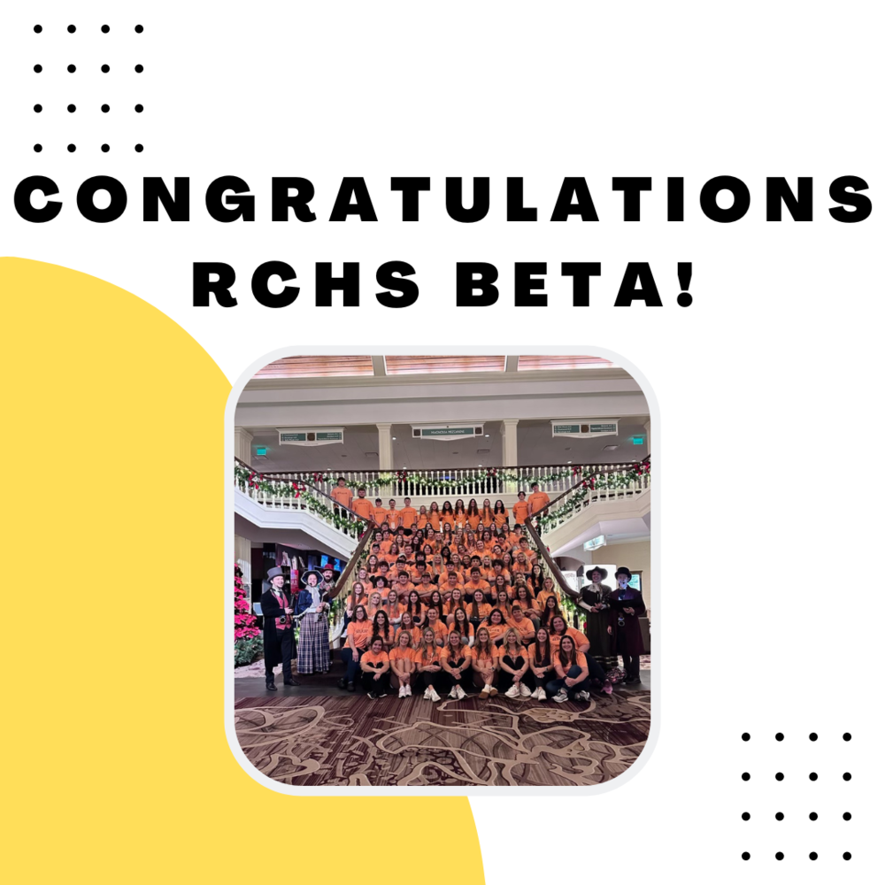 Congratulations RCHS Beta!