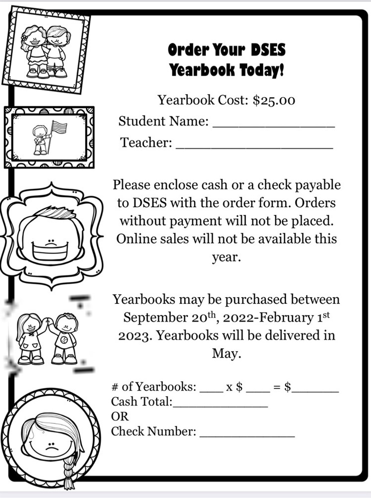 Yearbooks Order Form