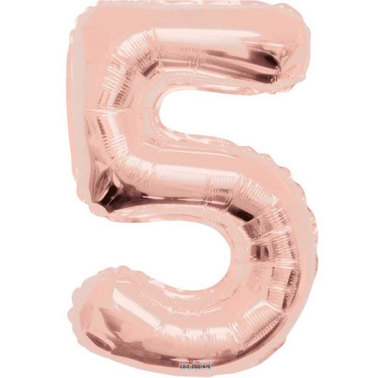pink 5 balloon