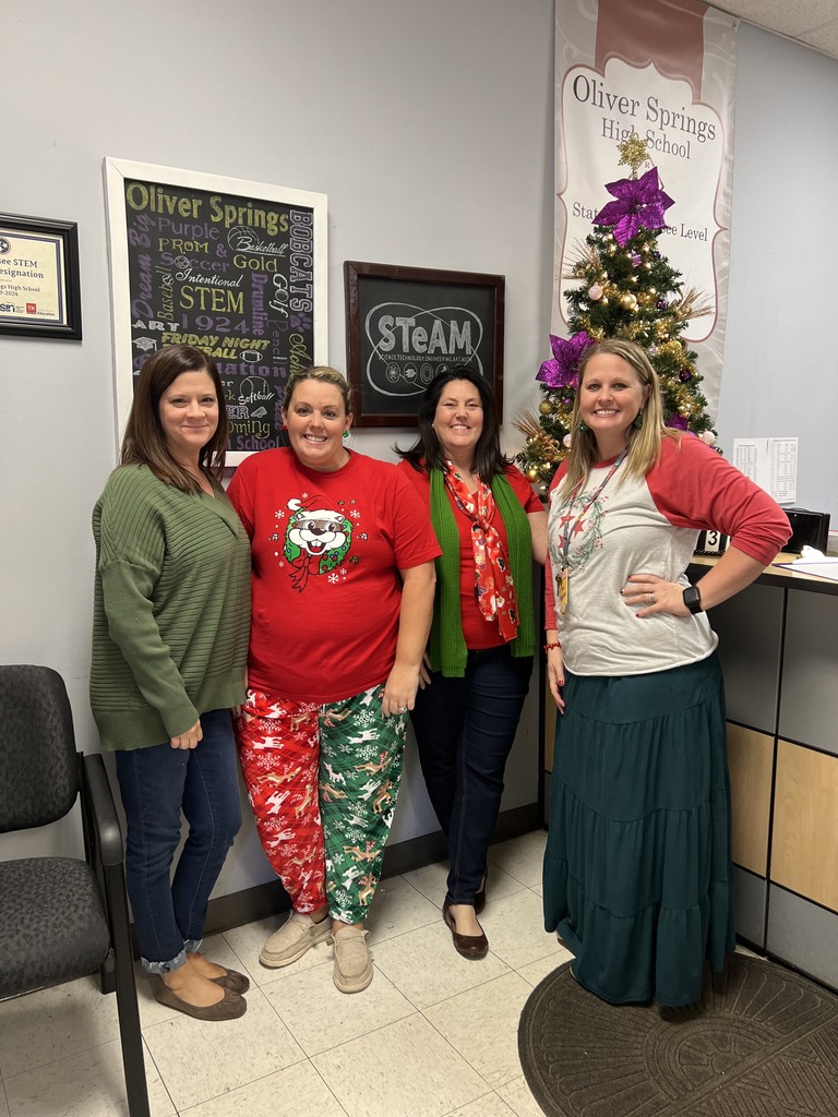 Office staff and teachers dressed up