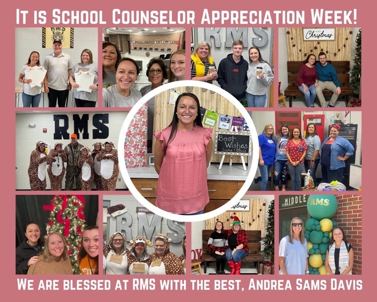 Happy counselor’s week Mrs.Davis!